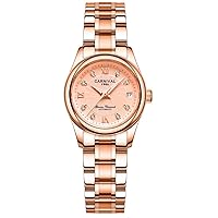 Luxury Watches Automatic Women's 50M Waterproof Calendar Stainless Steel Mechanical Watch Self Winding