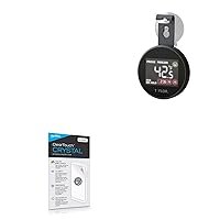 BoxWave Screen Protector Compatible with Taylor 1445 Safety Zone Refrigerator/Freezer Thermometer - ClearTouch Crystal (2-Pack), HD Film Skin - Shields from Scratches