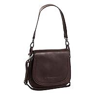 The Chesterfield Brand Wax Pull Up Jersey Shoulder Bag Leather 25 cm