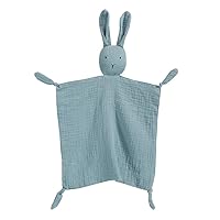 Chippi&Co Bunny Loveys for Babies, Security Blankets for Babies Newborn, Lovies for Babies Girls Boys, Muslin Organic Lovey, Baby Comfort Cuddle Blanket, First for New Mom