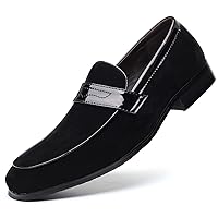 Men's Suede Penny Moccasins Loafers Comfort Leather Lightweight Classic Slip-On Casual Formal Boat Formal Dress Driving Shoes