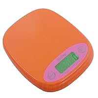 CHUNCIN - Digital Kitchen Weighing Scales Electronic Cooking Scale Appliance for Home and Kitchen, Weigh Food and to Liquids. 7kg/1g,White (Color : Orange)