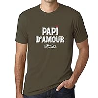 Men's Graphic T-Shirt Papi D'amour Eco-Friendly Limited Edition Short Sleeve Tee-Shirt Vintage Birthday Gift