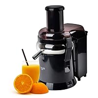 CALOS Juicer CJ-2000 for Vegetables and Fruits, Cold Press Juicer Extractor Blender, Easy to Clean, BPA-Free (Black)