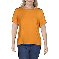 Alfani Womens Solid Short Sleeves T-Shirt