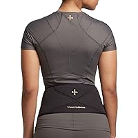 Tommie Copper Women’s Comfort Back Brace, Adjustable, Sweat Wicking, Breathable Back & Muscle Compression Support for Everyday