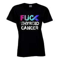 Fuck Thyroid Cancer - Awareness T-Shirt/Ladies Fitted