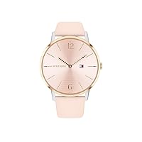 Tommy Hilfiger 1781973 Women's Analogue Quartz Watch with Pink Leather Strap