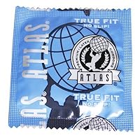 Atlas True Fit Condoms: 100-Pack of Condoms