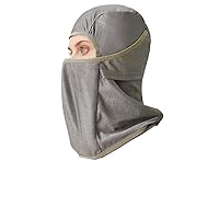 Electromagnetic Radiation Protection Face Mask 100% Silver Fiber Head Hood Hats