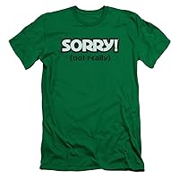 Sorry Slim Fit T-Shirt Not Really Kelly Tee