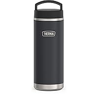 ICON SERIES BY THERMOS Stainless Steel Water Bottle with Screw Top Lid, 32 Ounce, Granite
