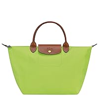 Longchamp Women's Le Pliage Medium Top Handle Handbag, Green Light