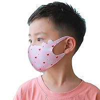 Kids Face Anti Dust Mask Face Mouth Mask, Reusable Washable Outdoor Unisex Mask,Fabric Face CoverAnti-Pollution,Haze Dust Face Health Mouth Protection for Kids Girls Boys (5 pack, Pink swan)
