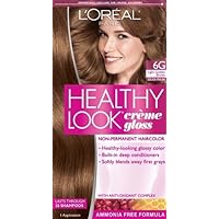 Healthy Look Creme Gloss Color, Light Golden Brown/Golden Praline 6G (Pack of 3)