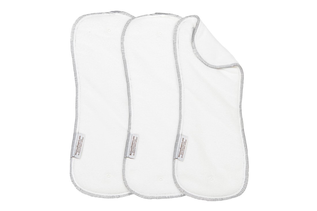 Buttons Cloth Diapers – Daytime Insert – 3 Pack (XLarge)