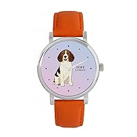 Beagle Dog Mens Wrist Watch 42mm Case Custom Design