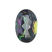 Natural Oval Mystic Green Topaz AA Quality Loose Gemstone Available in 7x5mm - 11x9mm