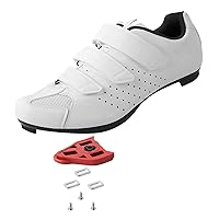 Unisex Cycling Shoes with Look Delta Cleats - Peloton Compatible Spin Shoes with SPD Clips - Indoor Road Bike Shoes for Men Women
