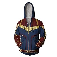 loose and comfortable men's sweater,Captain Marvel 3D sweater.2 pieces.