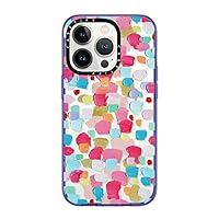 CASETiFY Compact iPhone 14 Pro Case [2X Military Grade Drop Tested / 4ft Drop Protection] - Magenta Confetti - Peri Purple