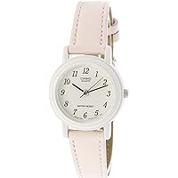 Casio Women's Analog LQ139L-4B2 Pink Leather Quartz Watch