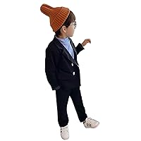 Boys' Suit Double Breasted Jacket and Psnts Two Pieces for Casual Daily Graduation Ceremony