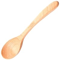 Yamashita Kogei 264097 Spoon, Natural, W 1.3 x D 5.5 inches (3.2 x 14 cm), Wood, Honey Spoon