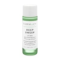 Farmacy Deep Sweep 2% BHA Toner for Face - Pore Cleaner and Facial Exfoliator - Salicylic Acid Face Toner (50ml)