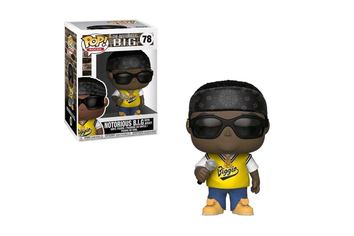 Funko Pop Rocks: Music - Notorious B.I.G. in Jersey Collectible Figure, Multicolor