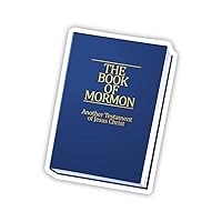Book of Mormon Vinyl Waterproof LDS Sticker for Laptop or Water Bottle