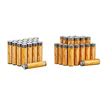 Amazon Basics Alkaline Battery Combo Pack, Set of 20 AA and AAA Batteries (May Ship Separately)