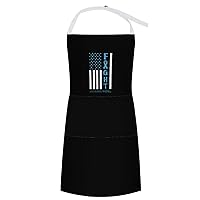 Waterproof Apron for Men Women with 2 Pockets,Adjustable Adult Neck Aprons Suitable for Home Kitchen Cooking Apron