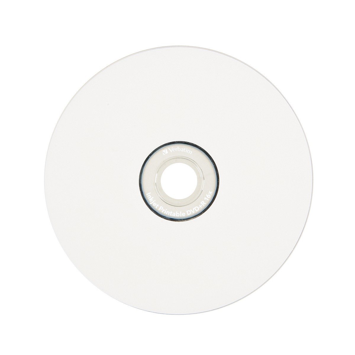 Verbatim DVD+R 4.7GB 16X White Inkjet Printable - 100pk Spindle