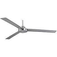F624-ABD Roto XL 62 Inch Outdoor Ceiling Fan in Brushed Aluminum Finish