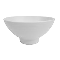 CAC China SHA-45 Sushia 5-7/8-Inch Super White Porcelain Rice Bowl, Box of 36
