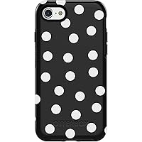 OtterBox Symmetry Series Case for iPhone SE (3rd and 2nd gen) and iPhone 8/7 (Only) - Non-Retail Packaging - Date Night (Black/White Polka Dot Graphic)