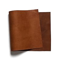Wickett & Craig 'Milled' Traditional Harness Leather Panels, Buck Brown, Multiple Sizes & Weights