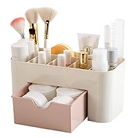 GUIPAIHAI Acrylic Makeup Organizer Holder Cosmetic Storage Box Bathroom Tray Table Space- Saving Makeup Tools Display Case