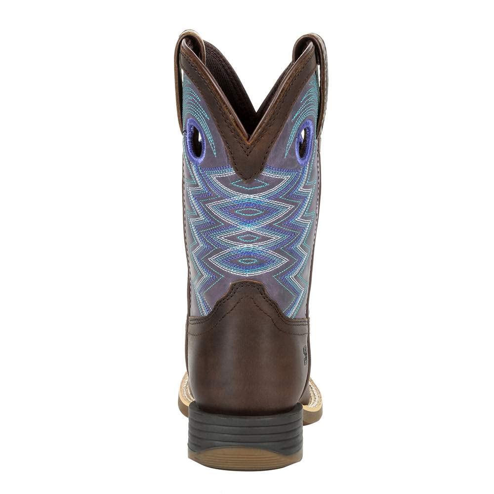 Durango® Lil' Rebel Pro™ Big Kid's Blue Western Boot