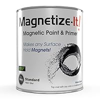 Magnetize-it! Magnetic Paint & Primer (Water Based) - High Standard Yield 32oz, MIHYD-1547