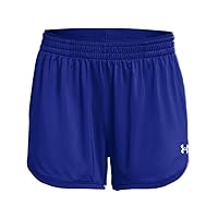 Under Armour Womens Knit Shorts 2XL Royal-White