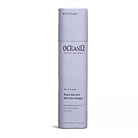 ATTITUDE Oceanly Face Serum Stick, EWG Verified, Plastic-free, Plant and Mineral-Based Ingredients, Vegan and Cruelty-free Beauty Products, PHYTO AGE, Unscented, 1 Ounce