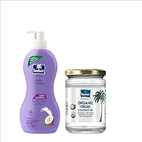 Naturalz Virgin Coconut oil 16 Fl Oz Advansed Deep Nourished Body lotion 13.5 Fl Oz