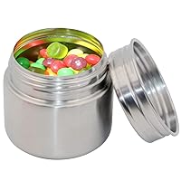 8oz Coffee Canisters: Premium 18/8 Stainless Steel Containers Perfect for Children's Lunches, Tea, Sugar, Coffee Storage, and Candy