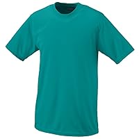 Augusta Sportswear Men's Standard Wicking Tee Shirt, Teal, Medium