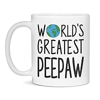 World's Greatest Peepaw Mug, 11-Ounce White