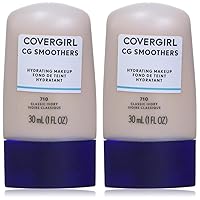 COVERGIRL Smoothers Hydrating Makeup Classic Ivory, 1 oz (packaging may vary) (Pack of 2)