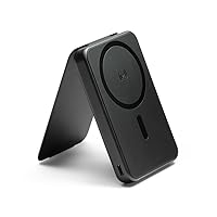 mophie snap+ Juice Pack Mini with Stand (2023) - 5000mAh Magnetic Portable Charger, MagSafe & Wireless Charging Compatible, USB-C to USB-C Cable Included