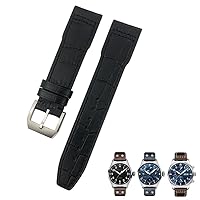 22mm 21mm 20mm Watchband Genuine Leather Fit for IWC Big Pilot Strap Pilot's Watch Band Bracelets Accessories Men tools